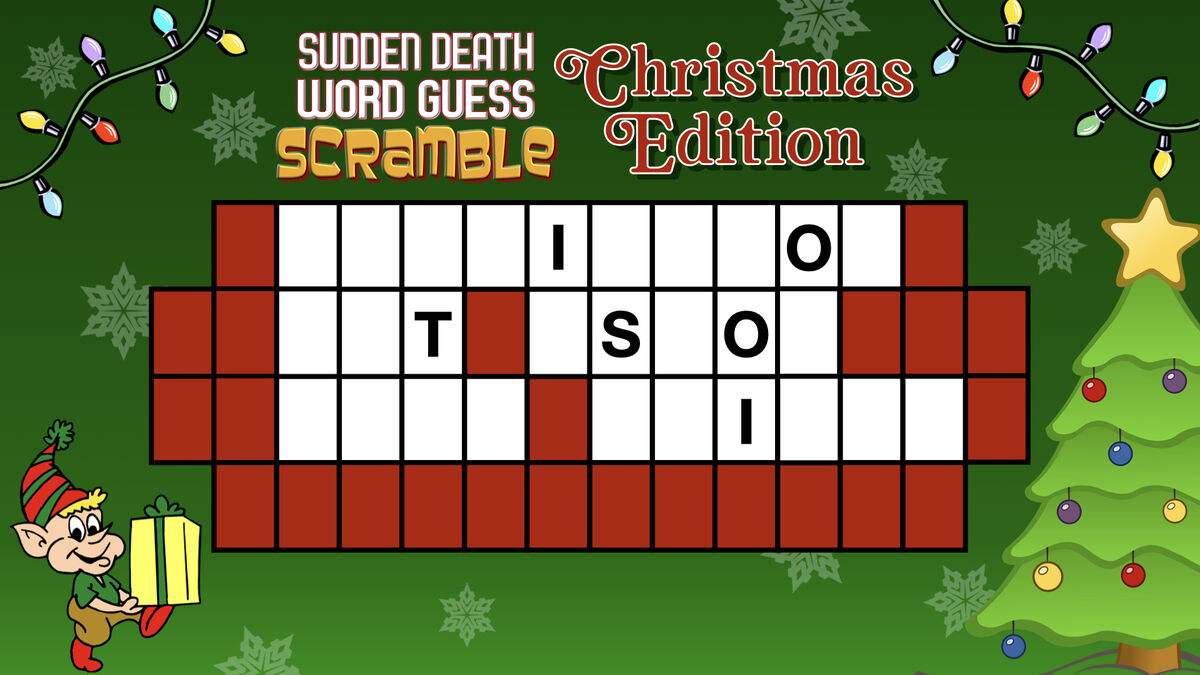 Sudden Death Word Guess Scramble Christmas Edition image number null